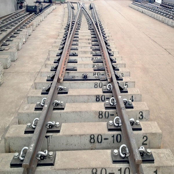 泰國(guó)BS80A-10單開道岔 泰國(guó)BS80A-10單開道岔